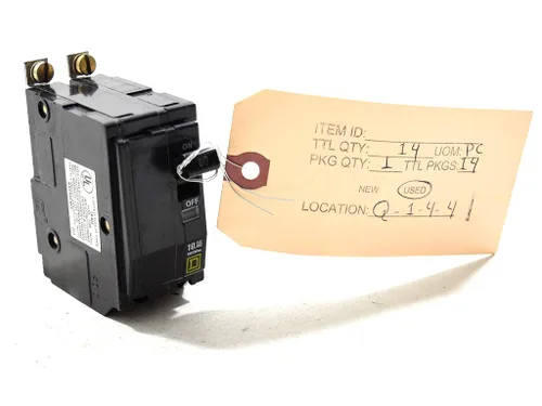 Vista 9 de Cuadrado D QOB220 perno en disyuntor 2P 20 amperios 120/240Vac/48Vdc