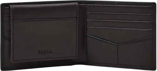 Vista 7 de Fossil Derrick - Cartera de piel con bloqueo RFID y funda extraíble para tarjetas