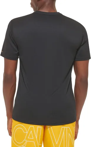 Vista 4 de Calvin Klein Manga corta ligera de secado rápido para hombre, protección UPF 40+
