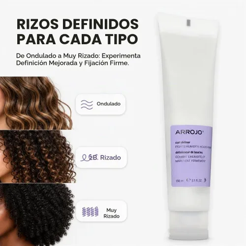 Vista 2 de ARROJO Definidor de rizos de 1 fl oz