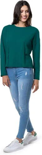 Vista 8 de Lee Camiseta corta de punto gofre con cuello redondo para mujer