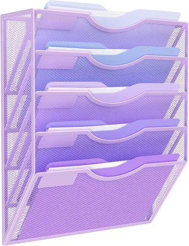 Vista 27 de Kuntine.B Organizador de Archivos de Pared para Oficina Soporte Colgante para Revistas Organizador de Archivos de Pared para Oficina Hogar