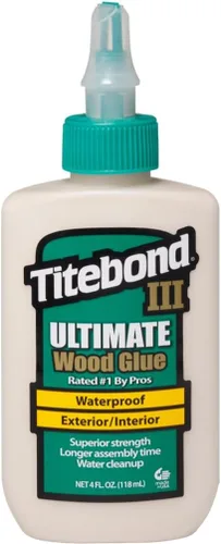 Vista 9 de Titebond III Ultimate - Pegamento para madera de 32 onzas (paquete de 6) – Adhesivo profesional para carpintería premium, impermeable, fuerte