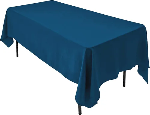 Vista 36 de AK TRADING CO. Mantel rectangular de poliéster de 60 x 102 pulgadas, fabricado en Estados Unidos, resistente a las arrugas, ignífugo, duradero