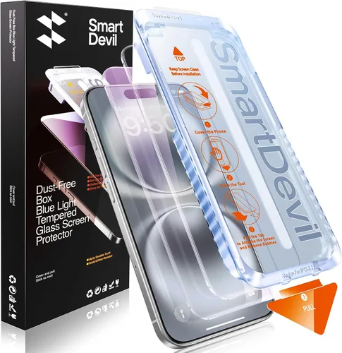 Vista 26 de SMARTDEVIL Paquete de 2 protectores de pantalla de privacidad para iPhone Air, vidrio templado 9H antiespía de 28°, resistente a impactos