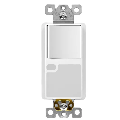 Vista 10 de TOPGREENER Interruptor decorador de 3 vías con luz guía, dorado