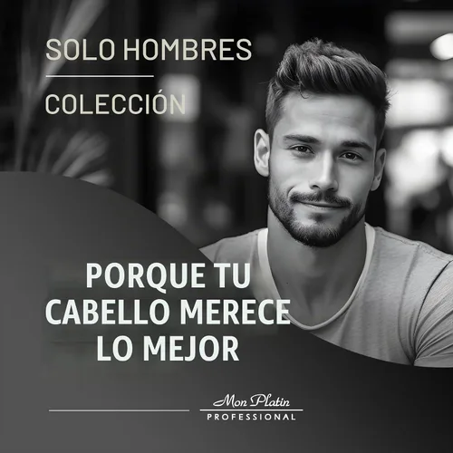 Vista 6 de Mon Platin - Cera para cabello de jojoba para hombre con aspecto húmedo (Jojoba y caviar negro)