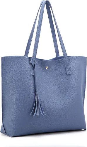Vista 2 de Nodykka Women Tote Bags Top Handle Satchel Handbags PU Faux Leather Tote Bag with Tassel Shoulder Purse