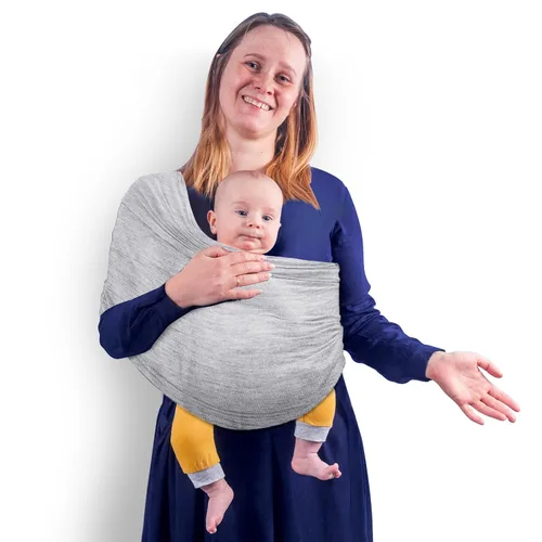 Vista 8 de TKKOK Portabebés, portabebés unisex, ligero y ultrasuave, fácil de llevar, perfecto para niños recién nacidos