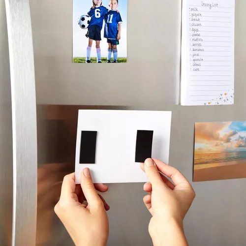Vista 2 de Bright Creations Rollo de cinta magnética, 1 pulgada x 100 pies, rollo de tira magnética fuerte con adhesivo adhesivo para nevera y pizarra blanca