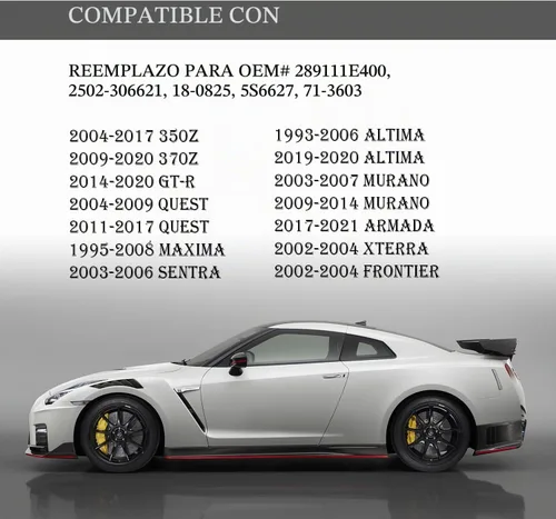 Vista 7 de Sensor de líquido para limpiaparabrisas de automóvil, sensor de líquido para limpiaparabrisas compatible con Nissan 350Z 370Z GT-R Quest Maxima