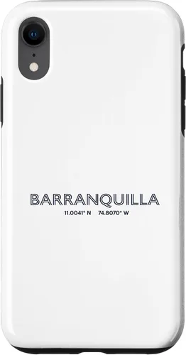 Vista 25 de Colombia City Coordinates - Barranquilla Case for iPhone 16