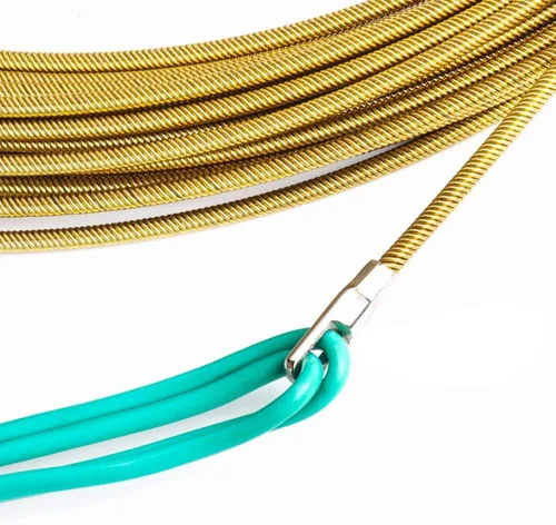 Vista 2 de Fish Tape Electrical Wire Threader Wire Puller Universal Wire Threading Device Tool Electrician Wire Threading Through Wall Wire Threader Cable