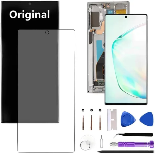 Vista 6 de AMOLED Galaxy NOTE10 Plus - Reemplazo de pantalla original de 6.8 pulgadas para Samsung Galaxy Note10plus 5G N975U N976U pantalla táctil con marco