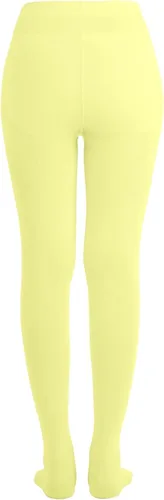Vista 4 de EMEM Apparel Medias con pies de microfibra opacas de color sólido para mujer