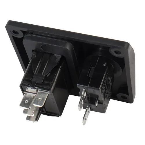 Vista 8 de SEAFLO Panel de interruptores de bomba de sentina de 3 vías (automático-apagado manual) 12v 24v con disyuntor integrado de 15 A