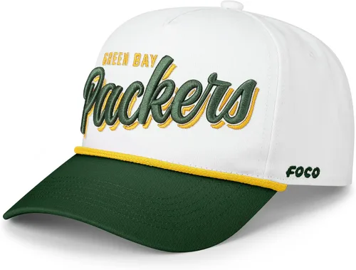 Vista 19 de FOCO Gorra con logotipo del equipo de la NFL para hombre con script Monty