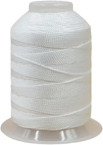 Vista 11 de Cuerda de seda torcida de poliéster de 0.039 in, 240 yardas, hilo de 3 capas para manualidades, macramé, colgantes, joyas, pulseras de la amistad