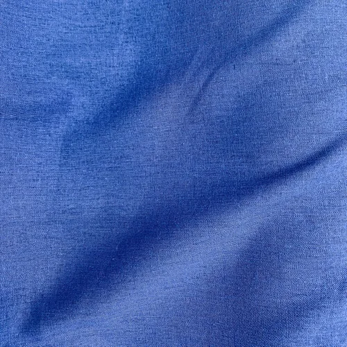 Vista 2 de Karla Denim Blue - 10194 - Tela de rayón de lino suave al tacto para ropa, disfraces, manualidades, etc