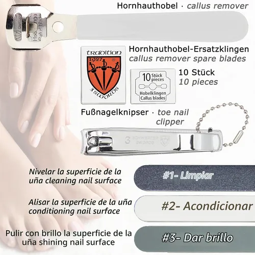 Vista 4 de 3 Swords Germany – kit de manicura y pedicura (009)