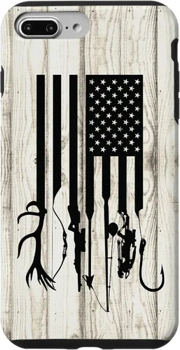 Vista 12 de iPhone 16 Blanco Rústico Pesca Y Caza Pistola Ballesta USA America Case