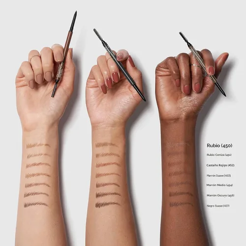 Vista 10 de Revlon ColorStay Micro - Lápiz para cejas, color rubio ceniza 451, 0.003 onzas Waterproof eyebrow pencil with micro tip and spoolie brush. Infused