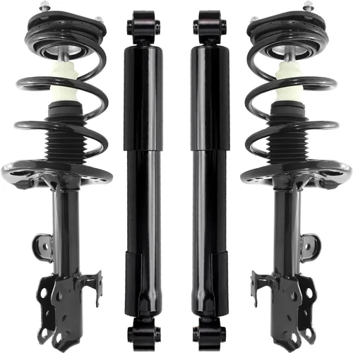 Vista 48 de Detroit Axle - Puntales y Amortiguadores para Chevy Traverse Buick Enclave GMC Acadia Saturn Outlook 2007-2012, 2 puntales delanteros con resorte