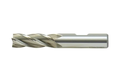 Vista 9 de Shars Fresadora de extremo de flauta de longitud extra larga HSS de 4 flautas HSS de 1 "x 1", longitud de flauta de 4 pulgadas 404-9531