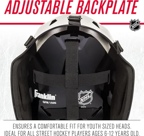 Vista 2 de Máscara facial Franklin Sports GFM 1500 NHL, para portero