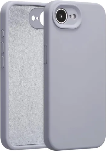 Vista 69 de Funda de silicona para iPhone Air, con [protección completa de la cámara] [forro de microfibra suave antiarañazos], funda de silicona líquida ultra
