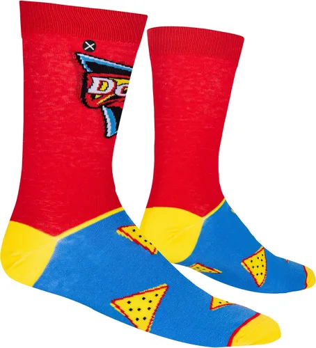 Vista 3 de Odd Sox, Calcetines divertidos para hombre, aperitivos de nachos, doritos, gueos, estampados Funyun