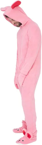 Vista 2 de Briefly Stated Disfraz de pijama unisex para adultos con diseño de conejito de historia de Navidad