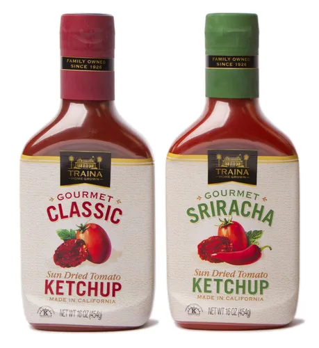 Vista 13 de Traina Home Grown Gourmet Classic Ketchup - Sin jarabe de maíz, sin OMG, botella de 16 onzas