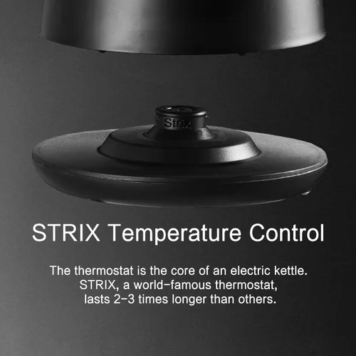 Vista 15 de Tetera eléctrica de 1,5 L, control de temperatura, color negro