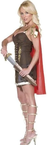 Vista 3 de Smiffys - Disfraz de gladiador para mujer