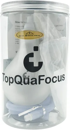 Vista 8 de TopQuaFocus Kits de bombillas de enema para mujeres y hombres, ducha íntima femenina, bombilla anal con 5 boquillas reemplazables y tubo de silicona