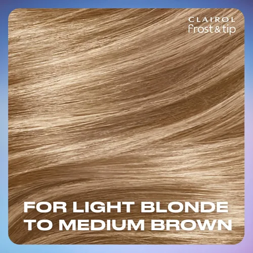 Vista 5 de Clairol Nice'n Easy Frost & Tip - Tinte para el cabello original, color rubio claro a castaño medio, paquete de 1 unidad