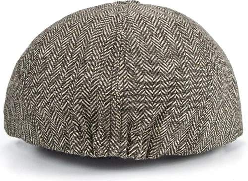 Vista 4 de Gorra de algodón Gatsby Ivy Golf ajustable para hombre, 8 paneles
