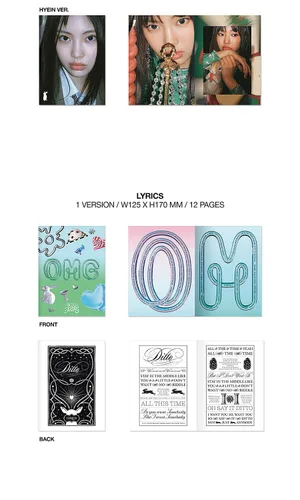 Vista 6 de NEWJEANS OMG 1st Winter Single Album ( MESSAGE CARD Ver. - MINJI ) K-POP SEALED