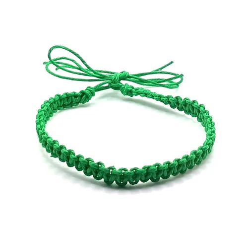 Vista 20 de Hemp Anklet Adjustable Tie On (Black)