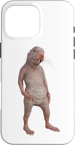 Vista 19 de Live Weird - Carcasa para iPhone 17, diseño de ratas topos desnudas