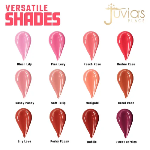Vista 3 de Juvia's Place Colorete líquido Rosey Posey, cosméticos impecables