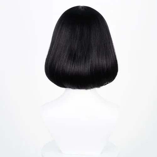 Vista 40 de COSPLAZA Cosplay Pelucas Moda Corto Azul Anime Cabello Elegante Mujer Fiesta Peluca
