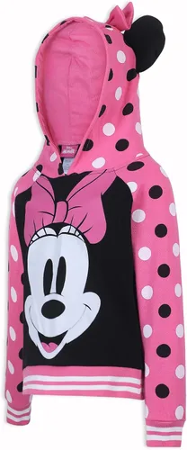 Vista 7 de DISNEY Minnie Mouse - Sudadera con capucha para niñas pequeñas y grandes