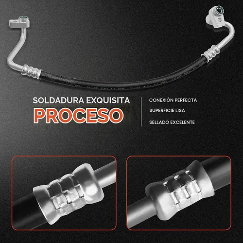 Vista 5 de A-Premium - Conjunto de manguera de línea de descarga A/C compatible con Ford