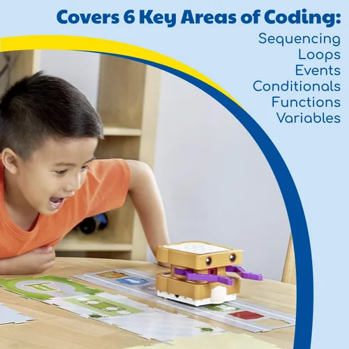 Vista 11 de Kids First: Codificación y robótica No se necesita aplicación Grados K-2 Introducción a secuencias, bucles, funciones, condiciones, eventos