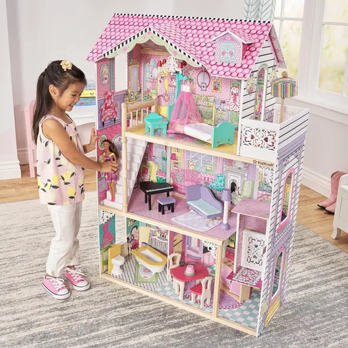 Vista 2 de Casa de muñecas con muebles KidKraft Annabelle