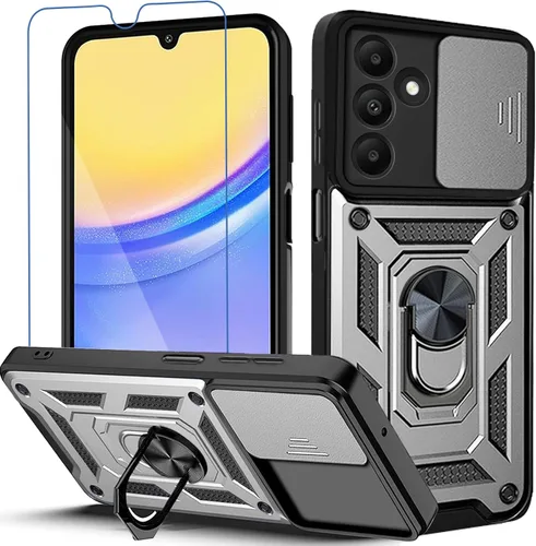 Vista 11 de Para Samsung Galaxy A13 5G Caso: Caja Del Teléfono Con Protector De Pantalla Para Samsung Galaxy A13 5G - Negro
