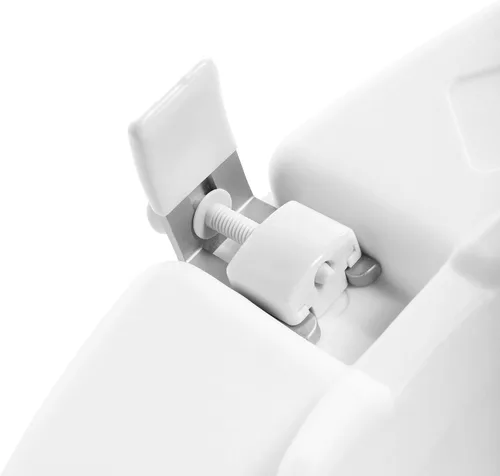 Vista 8 de PCP Asiento de inodoro elevado de 5 pulgadas, ajuste universal, elevación de altura de perfil alto, bloqueo de estabilidad de ajuste, soporte