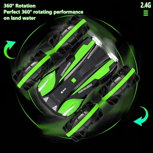 Vista 2 de VOLANTEXRC Toys for 6-12 Year Old Boys Amphibious RC Car for Kids 2.4Ghz Remote Control Boat Waterproof 4WD RC Monster Truck Stunt Car Boys Girls
